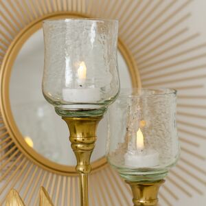 Подсвечник - Бокал Дарлингтон 31 см золотой Koopman (Купман) фото 2