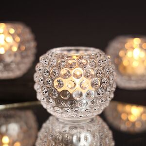 Стеклянный подсвечник Капли Дождя 8 см (ShiShi, Эстония). Артикул: 46470