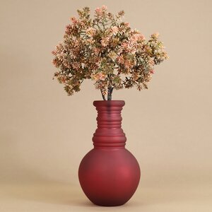 Стеклянная ваза Леди Батори 24 см, бургунди Edelman фото 2