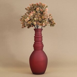Стеклянная ваза Леди Батори 30 см, бургунди Edelman фото 2