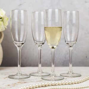 Набор бокалов для шампанского Moscato 4 шт, 180 мл, стекло (Koopman, Нидерланды). Артикул: ID66986