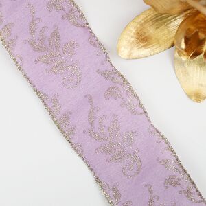 Декоративная лента Lilla Lunare: Цветочный узор 270*6 см Kaemingk фото 3