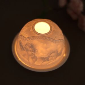 Декоративный подсвечник-купол Ангелы Ватиканской Капеллы 8*12 см (ShiShi, Эстония). Артикул: 39828