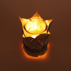 Подсвечник для чайной свечи Листья Лианы 13 см Hogewoning фото 7