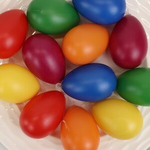 Пасхальные украшения Яйца Easter Carnaval 6 см, 20 шт, подвеска Kaemingk фото 2