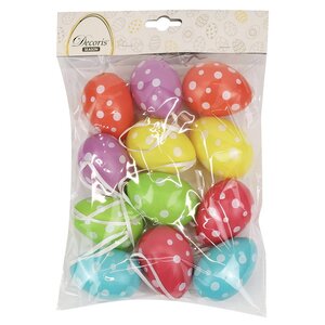Пасхальные украшения Яйца Easter Сonfetti 6 см, 12 шт, подвеска Kaemingk фото 7