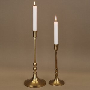 Декоративный подсвечник для 1 свечи Лиабрен 23 см золотой Koopman фото 3