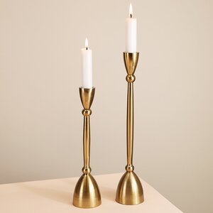 Декоративный подсвечник для 1 свечи Асемира 30 см золотой Koopman фото 3