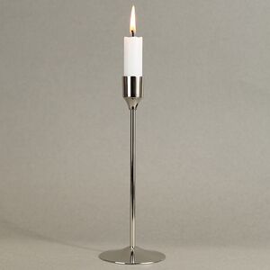 Металлический подсвечник Barils Silver 21 см (Kaemingk, Нидерланды). Артикул: 391242