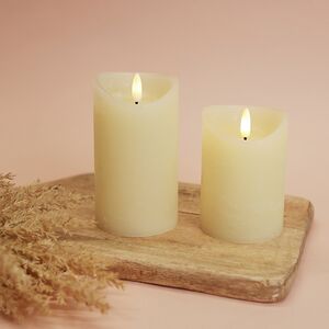 Светодиодная свеча Ромеро 13*7 см, на батарейках Koopman фото 2