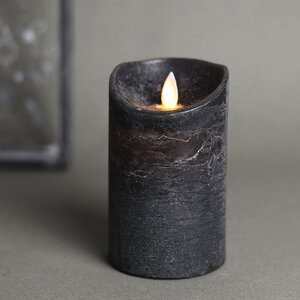 Набор свечей с имитацией пламени Ленорра Magic Flame 10-15 см, 3 шт, черные, с пультом управления Peha фото 3