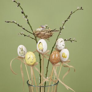Пасхальные украшения Яйца на палочке Sweet Easter 6 см, 6 шт Kaemingk фото 5