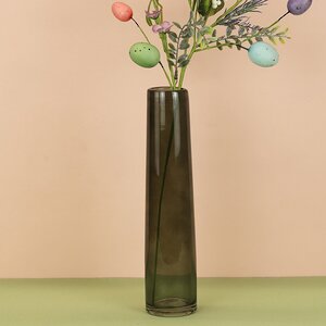 Стеклянная ваза Рейфгвино 31 см темно-зеленая Edelman фото 4