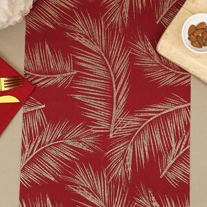 Ткань для декорирования Золотистый Оазис 35*200 см томный бургунди Kaemingk фото 2