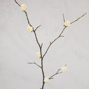 Искусственные розы для декора Lallita 10 см, 12 шт, кремовые Ideas4Seasons фото 5