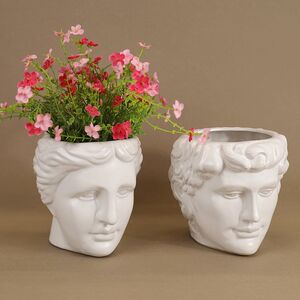 Декоративное кашпо Голова Давида 18 см Kaemingk (Кейминг) фото 3