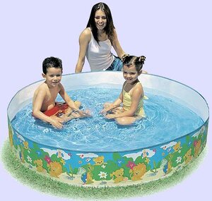 Детский каркасный бассейн Зверята, 152*25 см (INTEX, Китай). Артикул: 58451