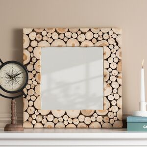 Настенное зеркало Bastoncini di Legno 50 см, квадратное (Koopman, Нидерланды). Артикул: J11300870