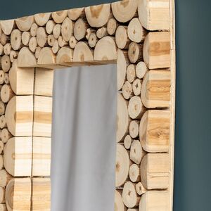 Настенное зеркало Bastoncini di Legno 50 см, квадратное Koopman (Купман) фото 2