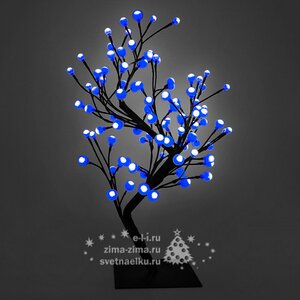 Светящееся дерево Барбария Пуаре 60 см, 96 синих LED ламп, IP20 BEAUTY LED фото 2