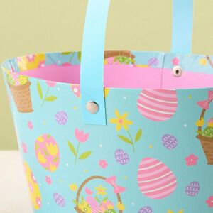 Декоративная корзина Светлая Пасха 20*12 см голубая Koopman (Купман) фото 3