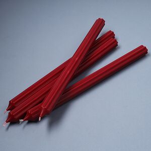 Высокие свечи 30 см Астерия бордовые, 4 шт (Candleslight, Россия). Артикул: врс-30-10-набор