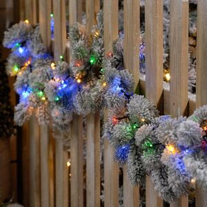 Гирлянда на катушке Koopman Snake Comfort Basic 25 м, 1250 разноцветных LED ламп, зеленый ПВХ, контроллер, таймер, IP44 Koopman фото 4