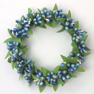 Венок для свечи Spring Berry 11 см, голубой Swerox фото 4