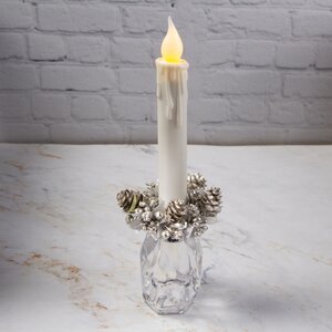 Украшение для свечи Перламутровый Венец 7 см (Swerox, Швеция). Артикул: L226-CH