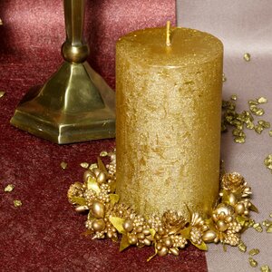 Украшение для свечи Золотой Венец 10 см Swerox фото 2