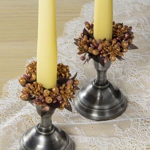 Венок для свечи Ягодная Веточка 7 см (Swerox, Швеция). Артикул: L230-CO