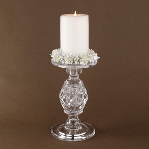 Свеча столбик 17*7 cм, белая Омский Свечной фото 4