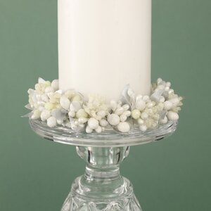 Венок для свечи Snowberry - Снежные Ягоды 10 см (Swerox, Швеция). Артикул: L231-W1