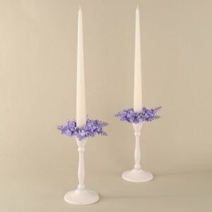 Высокие свечи Андреа Velvet 30 см, 5 шт, кремовые Candleslight фото 3