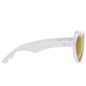 Детские солнцезащитные очки Babiators Hearts Влюбляшки, 3-5 лет, белые с зеркальными линзами Babiators фото 4