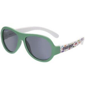 Детские солнцезащитные очки Babiators Limited Edition Aviator. Дино-мит, 3-5 лет