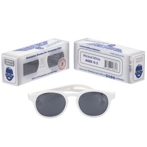Детские солнцезащитные очки Babiators Original Keyhole Шаловливый белый, 3-5 лет Babiators фото 4