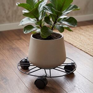 Подставка для цветов на колесиках Биггэл 25 см