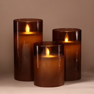 Светодиодная свеча в колбе Mosala - Amber