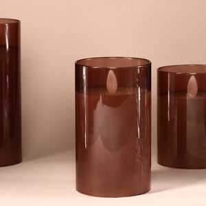 Светодиодная свеча в колбе Мосала - Брауни 12 см, на батарейках Peha (Пеха) фото 4