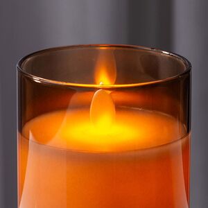 Светодиодная свеча в колбе Mosala - Glam Gold 10 см, на батарейках Peha фото 2