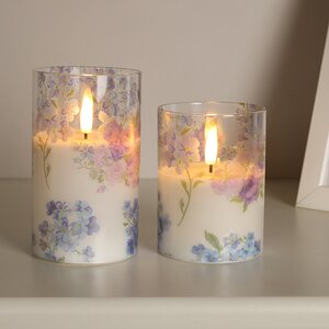 Светодиодная свеча с имитацией пламени Mone Locarno в стакане 12.5 см Peha фото 2