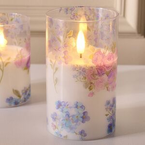 Светодиодная свеча с имитацией пламени Моне Локарно в стакане 12.5 см Peha (Пеха) фото 2