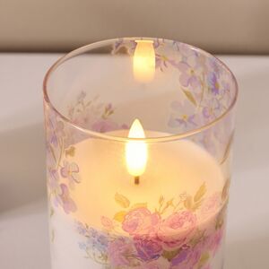 Светодиодная свеча с имитацией пламени Моне Локарно в стакане 12.5 см Peha (Пеха) фото 3