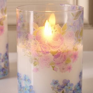 Светодиодная свеча с имитацией пламени Моне Локарно в стакане 12.5 см Peha (Пеха) фото 4