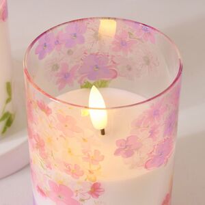 Светодиодная свеча с имитацией пламени Моне Лозанна в стакане 10 см Peha (Пеха) фото 3