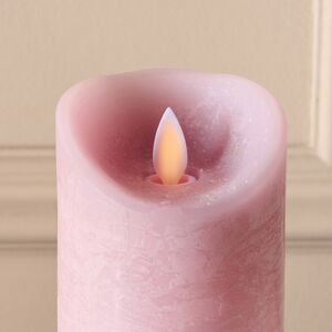 Светодиодная свеча с имитацией пламени 12.5 см, пудровая восковая, батарейка Peha (Пеха) фото 2