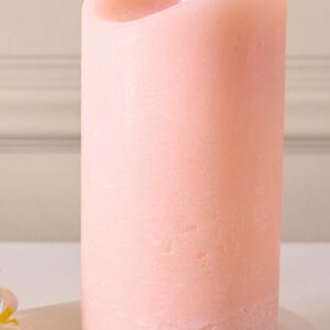 Светодиодная свеча с имитацией пламени 15 см, коралловая восковая, батарейка Peha (Пеха) фото 4