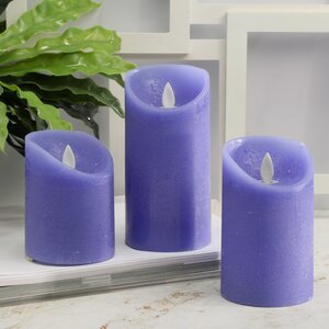 Набор свечей с имитацией пламени Ленорра Magic Flame 10-15 см, 3 шт, синие, с пультом управления Peha фото 2