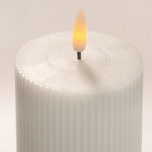 Светодиодная свеча с имитацией пламени Грацио 15 см белая, батарейка Peha (Пеха) фото 2